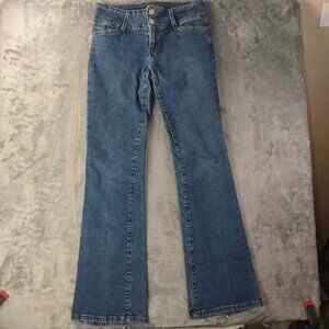 Paris Blues soulmate Women 7 Vintage Flare Bootcut Jeans High Waist Y2K Denim